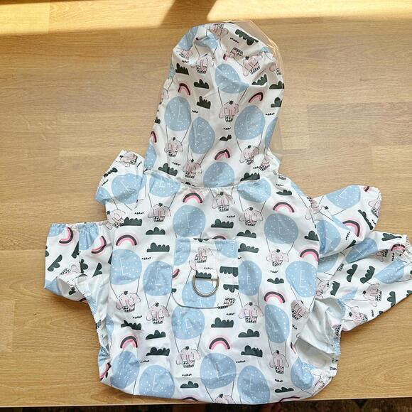 Dog Hooded Raincoat - New - Picture 5 of 8